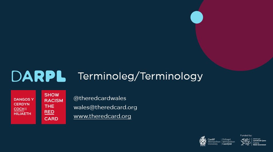 Gweithdy Terminoleg DARPL